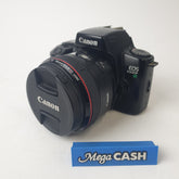 Canon EF 50mm f/1.2 USM Lens + EOS 1000FN Camera